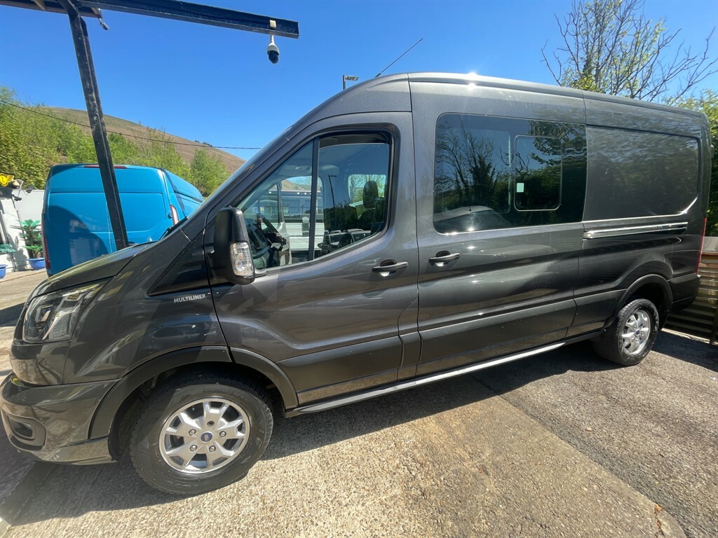 Ford Transit Custom 350 Limited Ecoblue 9 Seater CE22YZO Grey #2
