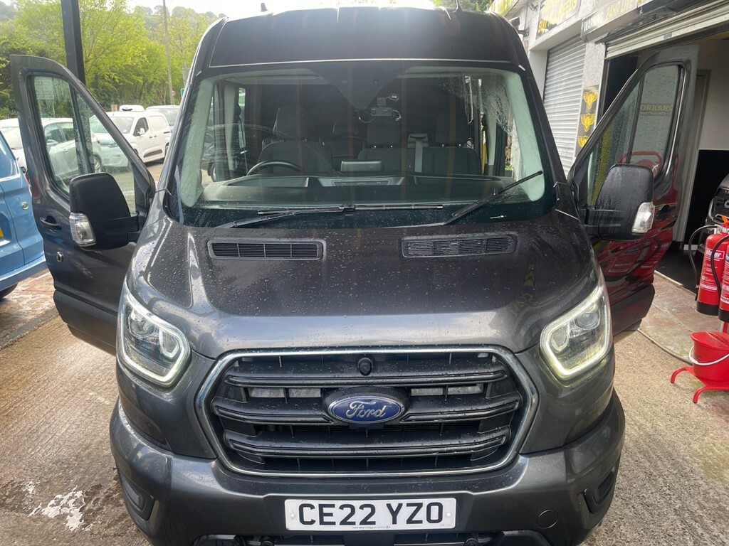 Ford Transit Custom 350 Limited Ecoblue 9 Seater CE22YZO Grey #5