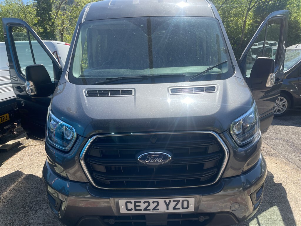Ford Transit Custom 350 Limited Ecoblue 9 Seater CE22YZO Grey #3