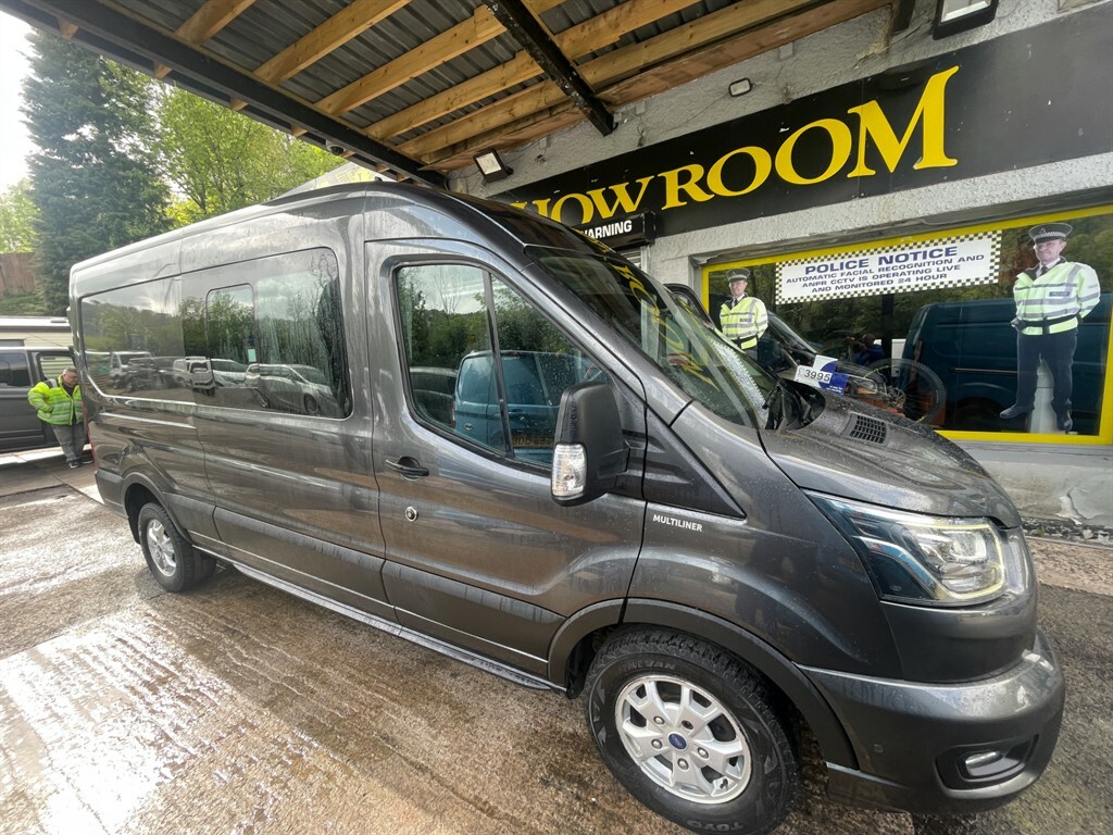 Ford Transit Custom 350 Limited Ecoblue 9 Seater CE22YZO Grey #4