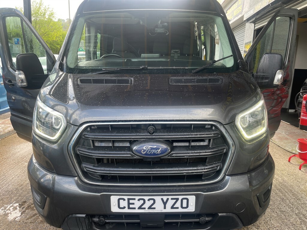 Ford Transit Custom 350 Limited Ecoblue 9 Seater CE22YZO Grey #6