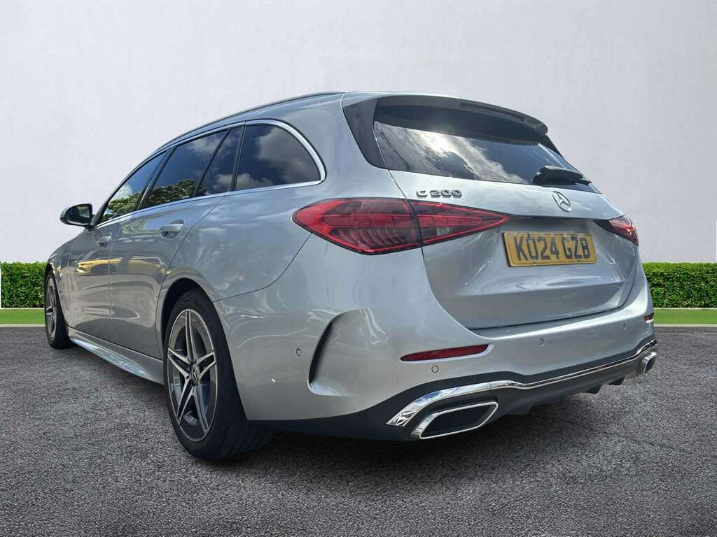Mercedes-Benz C Class C200 Amg Line 9G-tronic Silver #2