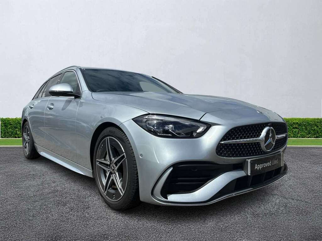 Mercedes-Benz C Class C200 Amg Line 9G-tronic Silver