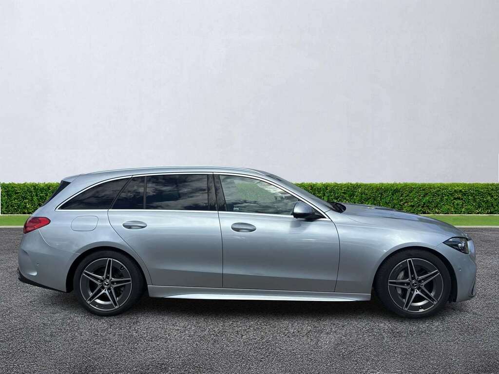 Mercedes-Benz C Class C200 Amg Line 9G-tronic Silver #3