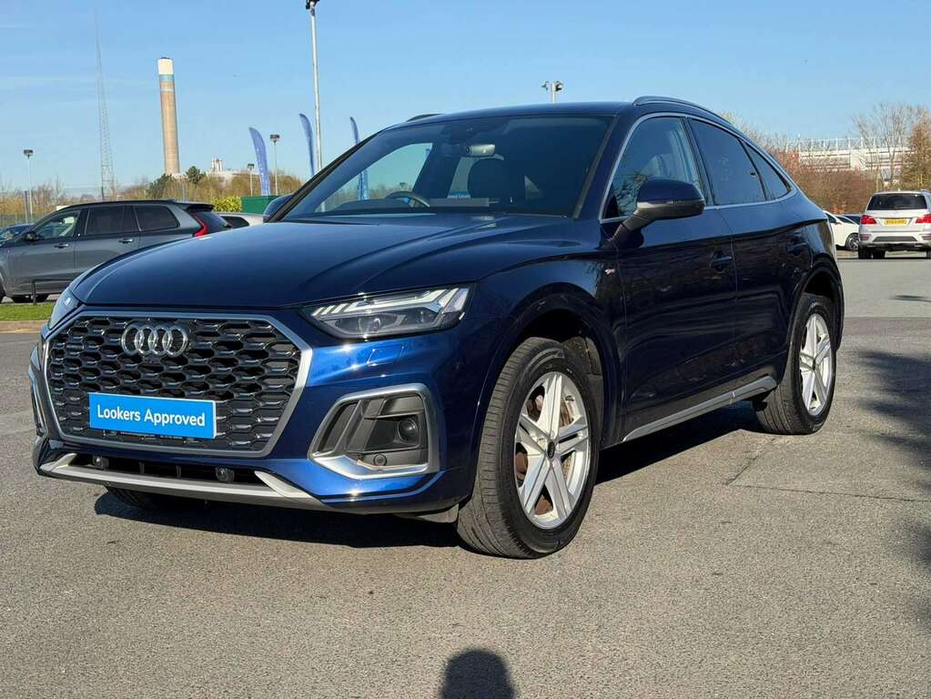 Audi Q5 40 Tdi Quattro S Line S Tronic DX23XHR Blue #3