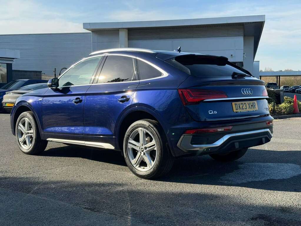Audi Q5 40 Tdi Quattro S Line S Tronic DX23XHR Blue #6