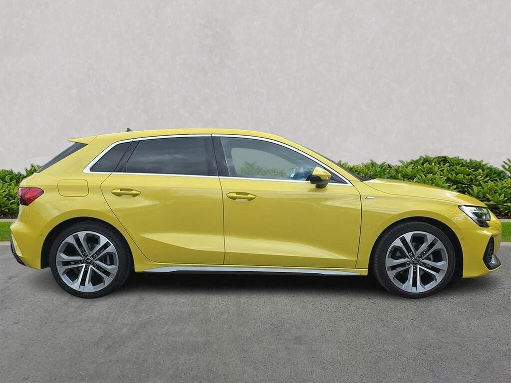 Audi A3 1.5 Tfsi 150 S Line S Tronic Tech Pack NL75VSF Yellow #3