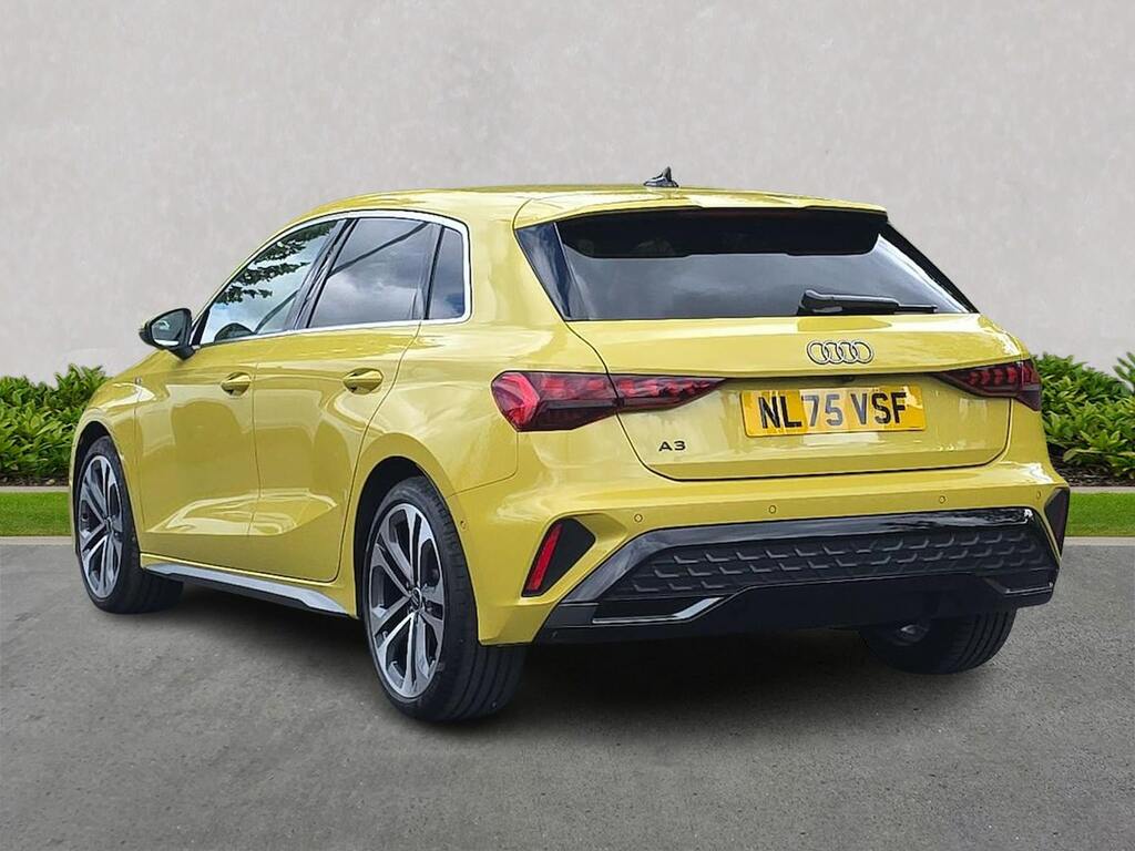 Audi A3 1.5 Tfsi 150 S Line S Tronic Tech Pack NL75VSF Yellow #2