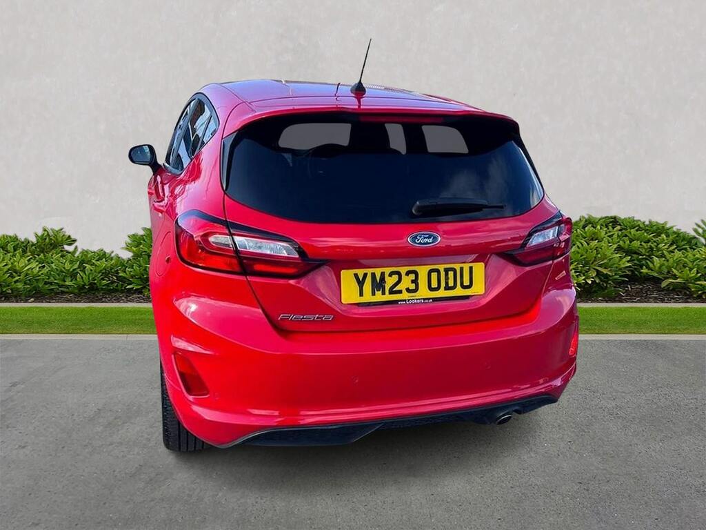 Ford Fiesta 1.0T Ecoboost St-line Hatchback YM23ODU Red #2