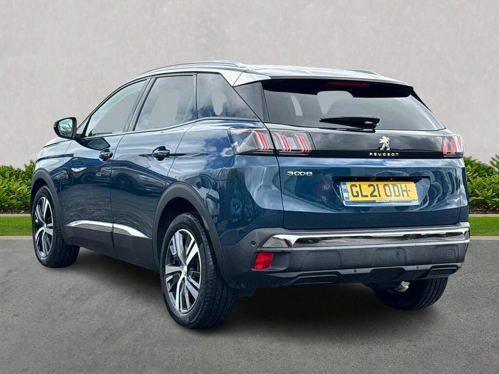 Peugeot 3008 1.5 Bluehdi Allure Premium Suv Eat Euro GL21ODH Blue #2
