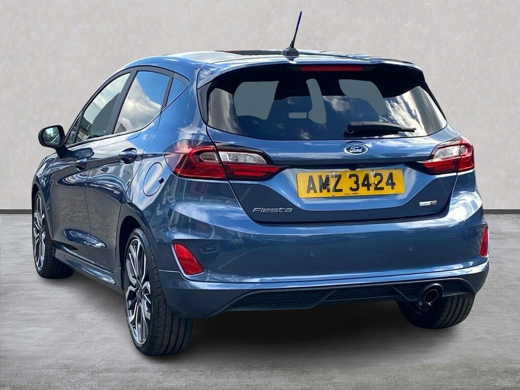 Ford Fiesta 1.0T Ecoboost Mhev St-line X Edition Hatchback AMZ3424 Blue #2