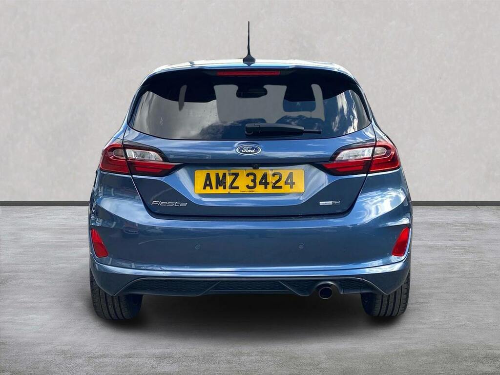 Ford Fiesta 1.0T Ecoboost Mhev St-line X Edition Hatchback AMZ3424 Blue #4