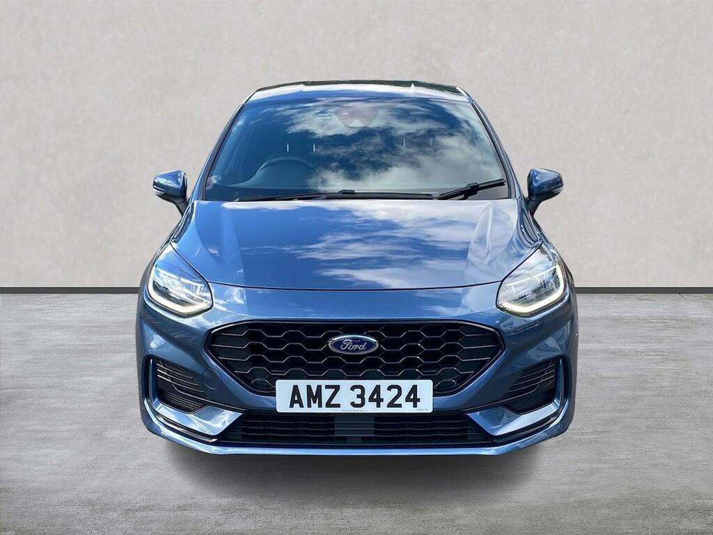 Ford Fiesta 1.0T Ecoboost Mhev St-line X Edition Hatchback AMZ3424 Blue #5