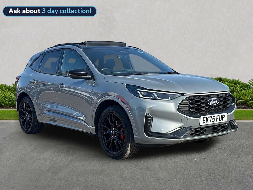 Ford Kuga 2.5 Duratec 14.4Kwh St-line X Black Package Suv Silver