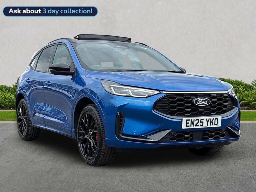 Ford Kuga 2.5 Duratec 14.4Kwh St-line X Black Package Suv Blue