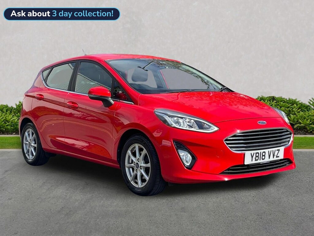 Ford Fiesta 1.0 Ecoboost Zetec YB18VVZ Red
