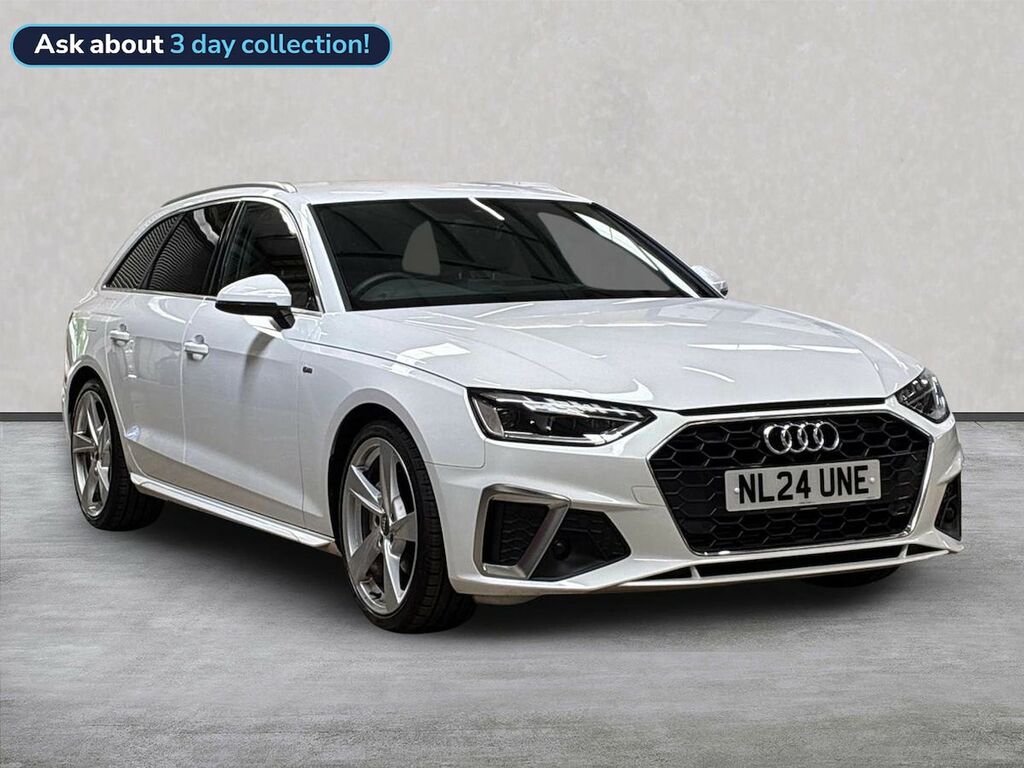 Audi A4 2.0 Tfsi 40 S Line Estate S Tronic Euro White