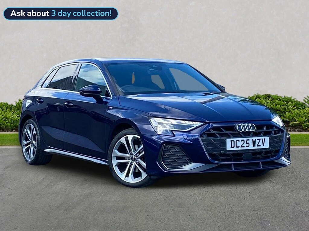 Audi A3 35 Tfsi S Line S Tronic Tech Pack Blue