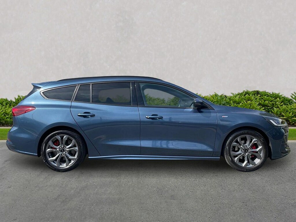 Ford Focus Ford Focus St-line Mhev YE74BZA Blue #3