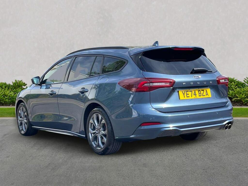 Ford Focus Ford Focus St-line Mhev YE74BZA Blue #2