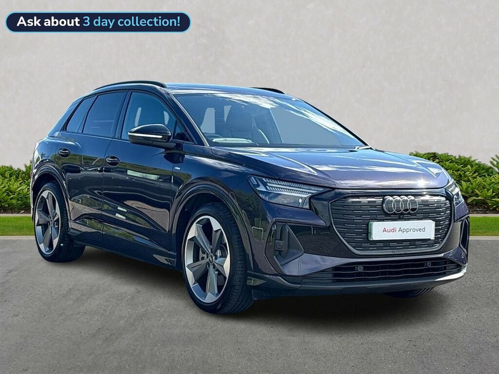 Audi Q4 E Tron 150Kw 40 63Kwh Black Edition Tech Pack Purple