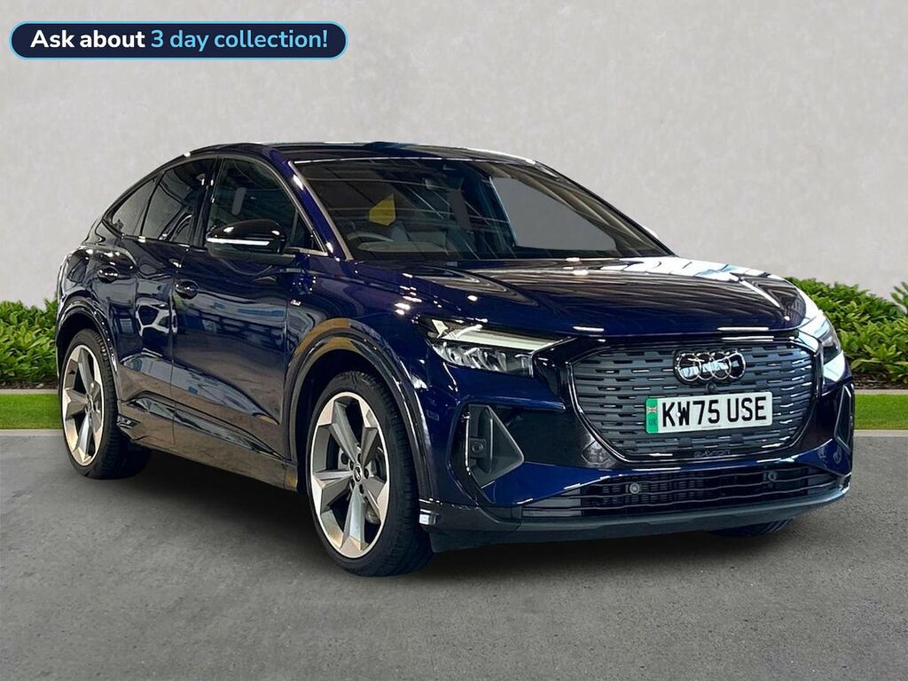 Audi Q4 E Tron 210Kw 45 82Kwh Black Edition Blue