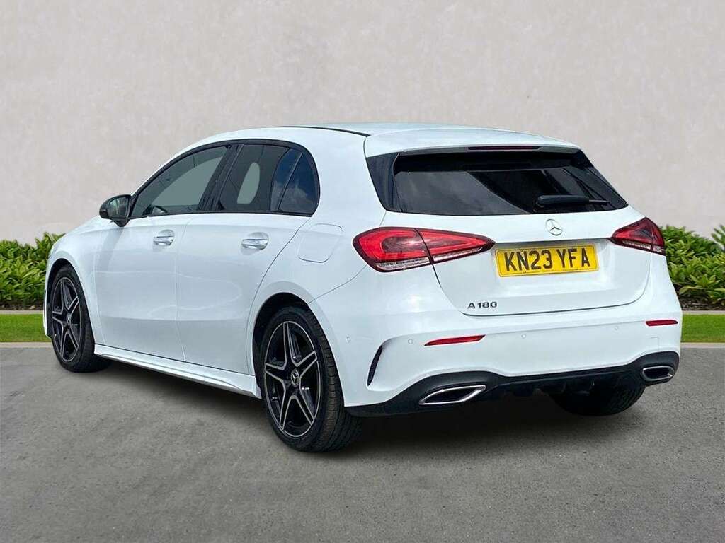 Mercedes-Benz A Class A180 Amg Line Premium KN23YFA White #2