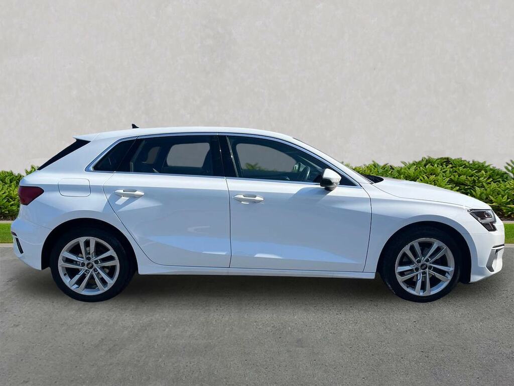 Audi A3 30 Tfsi Sport S Tronic NX23UDT White #3