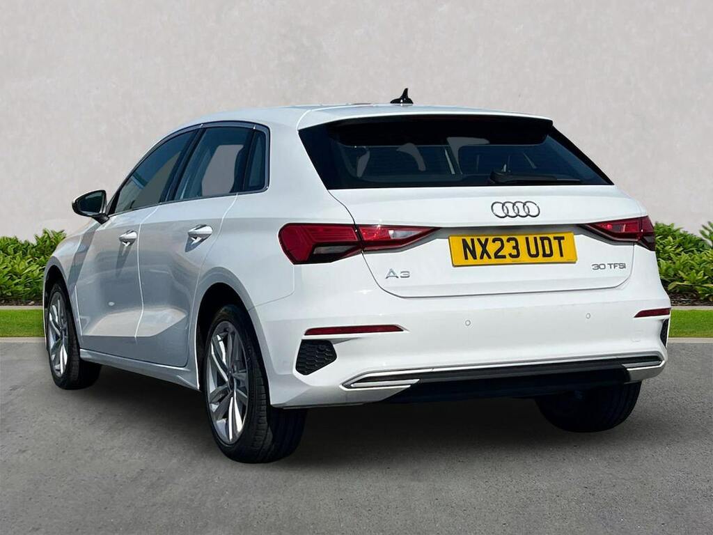 Audi A3 30 Tfsi Sport S Tronic NX23UDT White #2