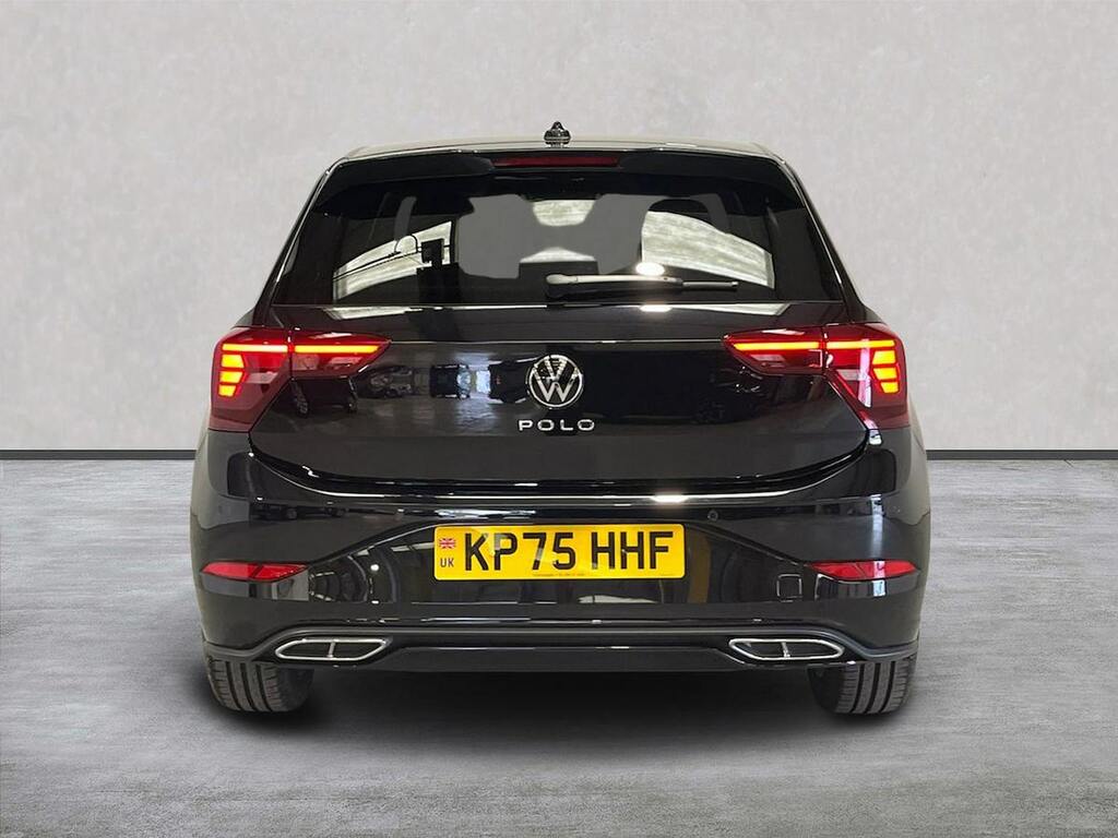Volkswagen Polo 1.0 Tsi R-line Hatchback Dsg Euro 6 S KP75HHF Black #4