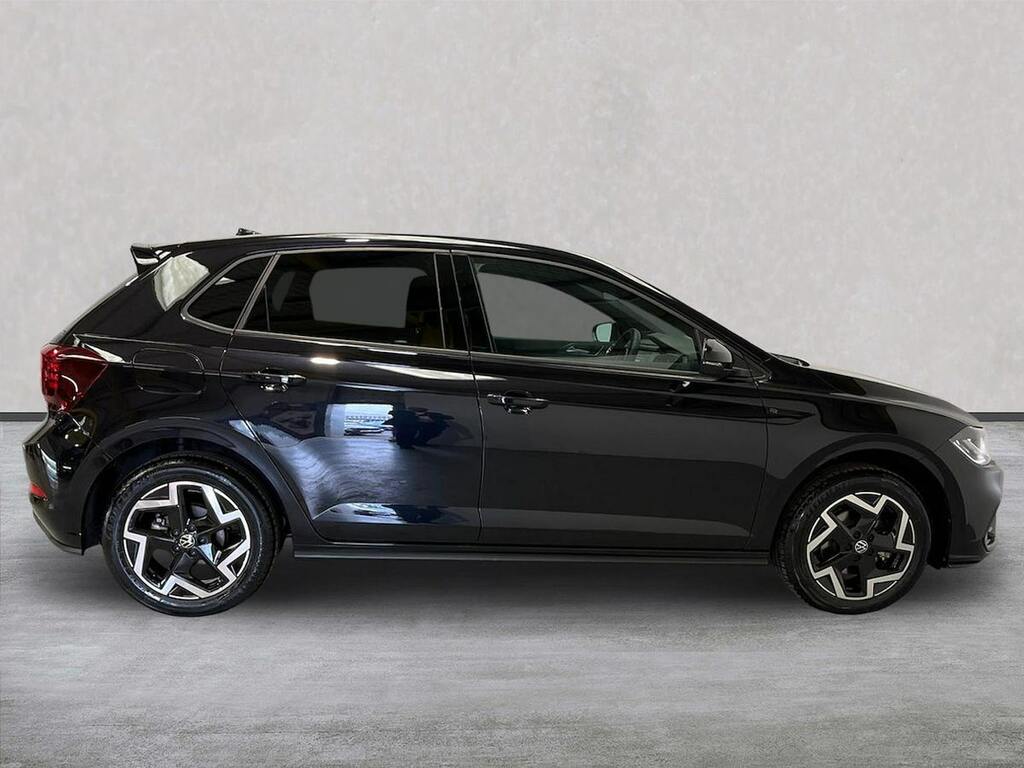 Volkswagen Polo 1.0 Tsi R-line Hatchback Dsg Euro 6 S KP75HHF Black #3