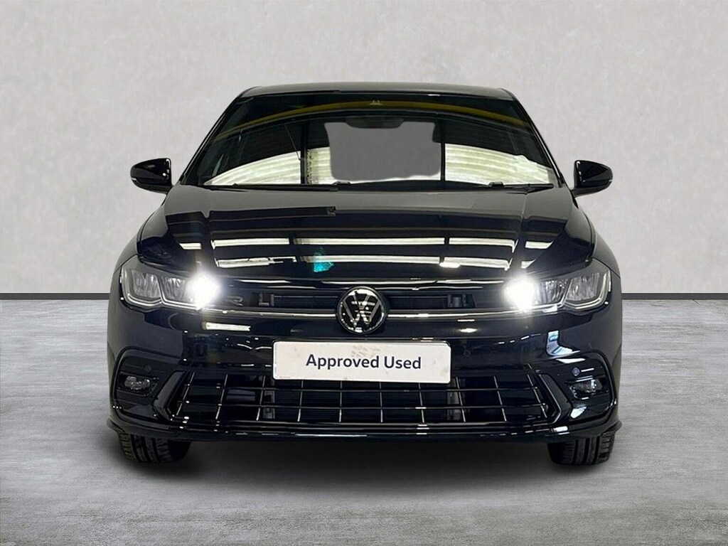 Volkswagen Polo 1.0 Tsi R-line Hatchback Dsg Euro 6 S KP75HHF Black #5