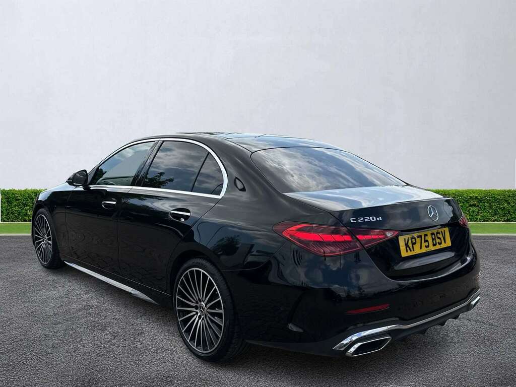Mercedes-Benz C Class C220d Amg Line Premium Plus 9G-tronic Black #2