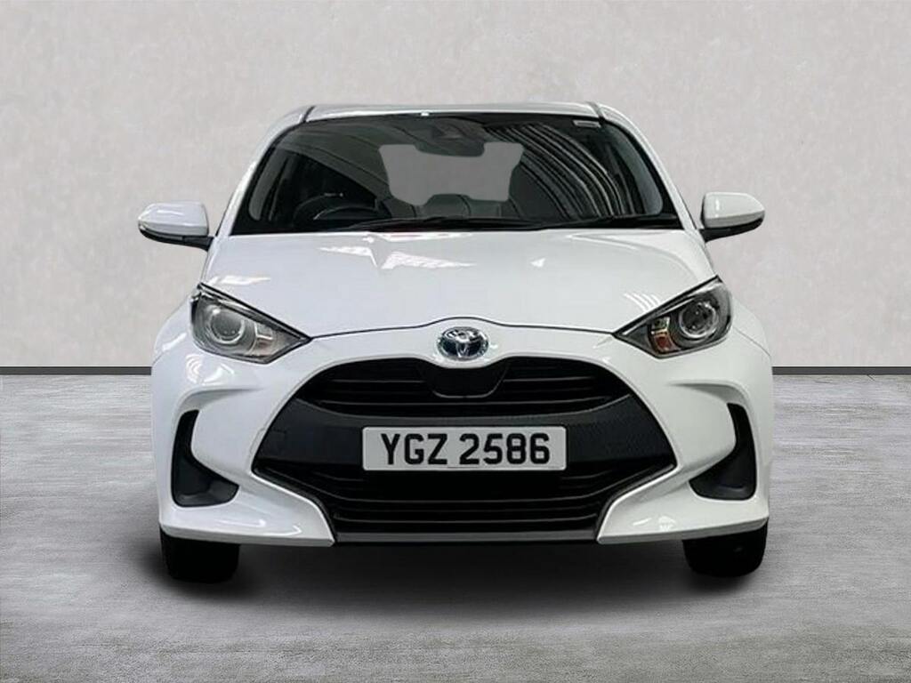 Toyota Yaris 1.5 Vvt-h Icon Hatchback Hybrid E-cvt E YGZ2586 White #5