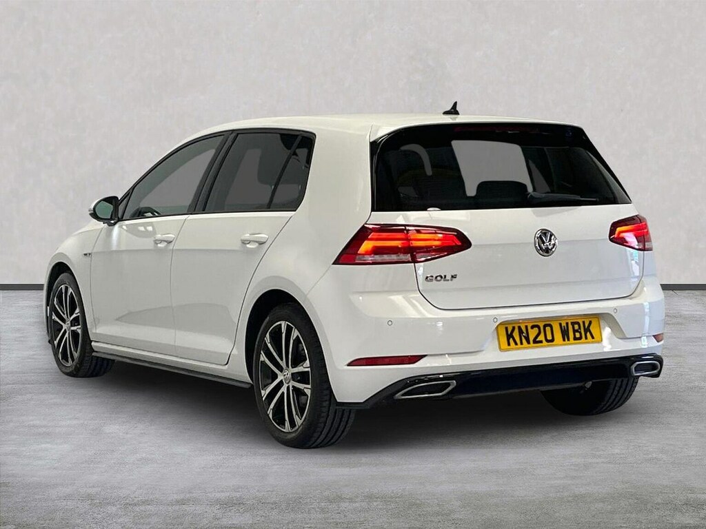 Volkswagen Golf 2.0 Tdi R-line Edition Hatchback Dsg Eu KN20WBK White #2
