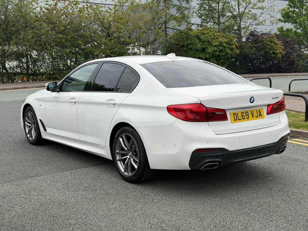 BMW 5 Series 520I M Sport White #5