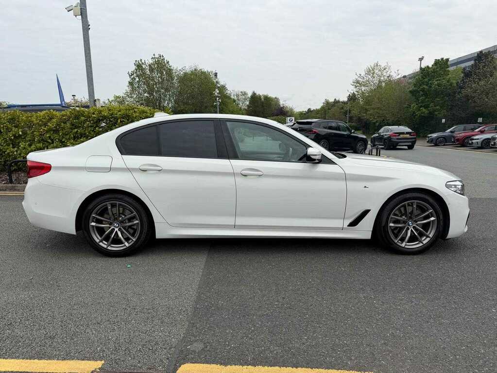 BMW 5 Series 520I M Sport White #2