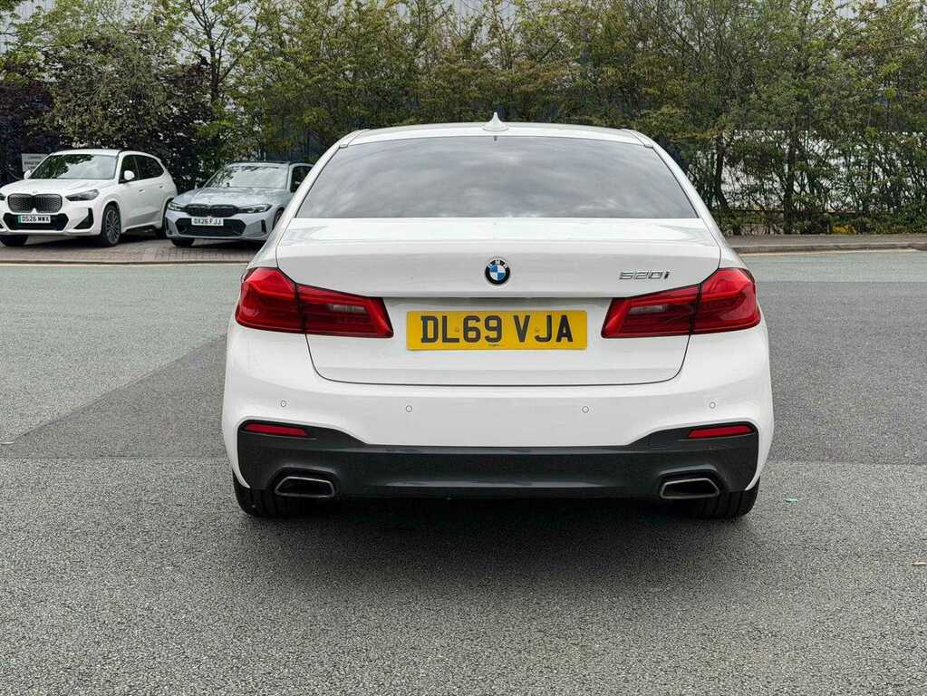 BMW 5 Series 520I M Sport White #4