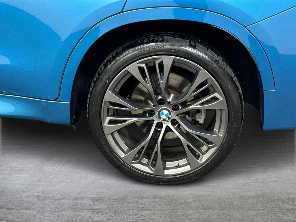 BMW X6 3.0 40D M Sport Edition Suv Xdrive NJ68FVS Blue #6