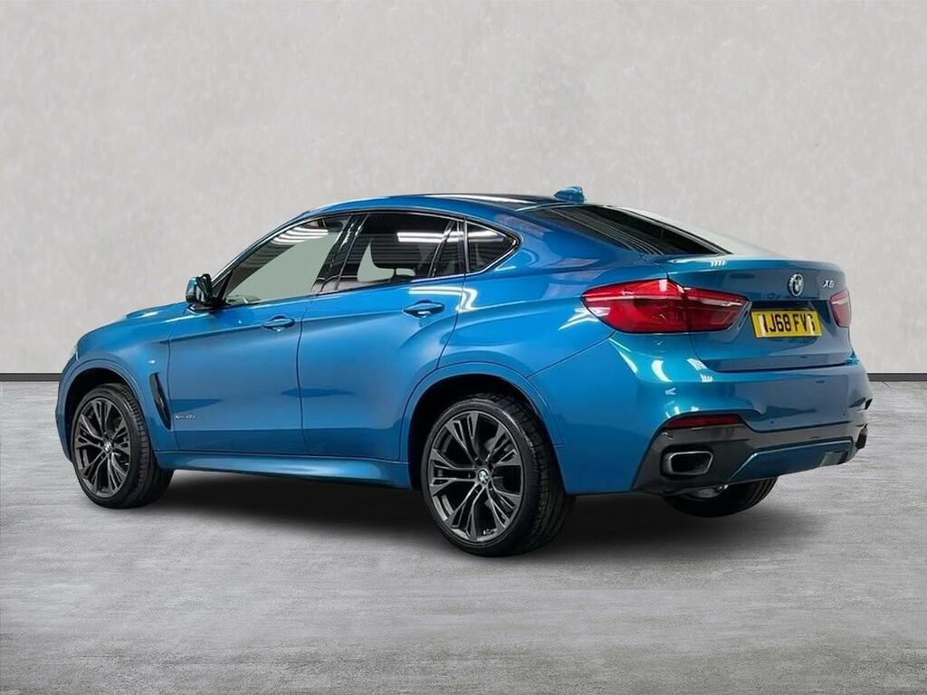 BMW X6 3.0 40D M Sport Edition Suv Xdrive NJ68FVS Blue #2