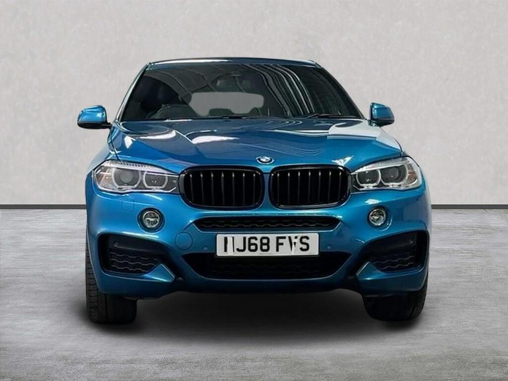 BMW X6 3.0 40D M Sport Edition Suv Xdrive NJ68FVS Blue #5