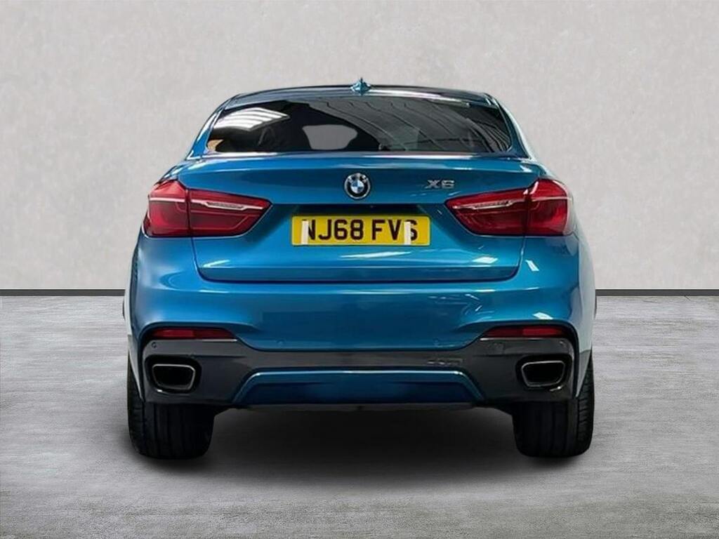 BMW X6 3.0 40D M Sport Edition Suv Xdrive NJ68FVS Blue #4