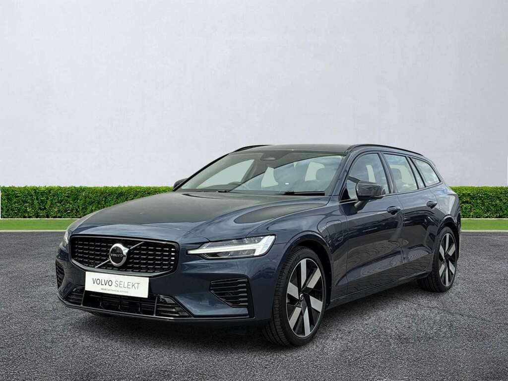 Volvo V60 2.0 T6 350 Phev Plus Dark Awd RO25GGJ Blue #3