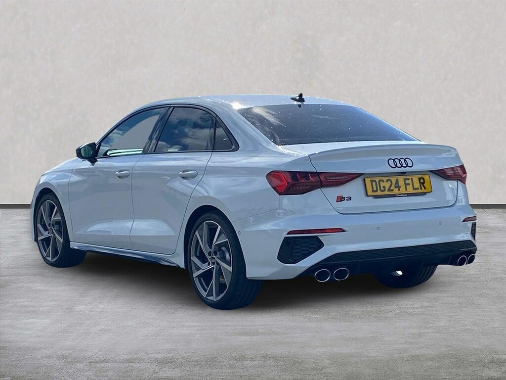 Audi A3 2.0 Tfsi Black Edition Saloon S Tronic DG24FLR White #2