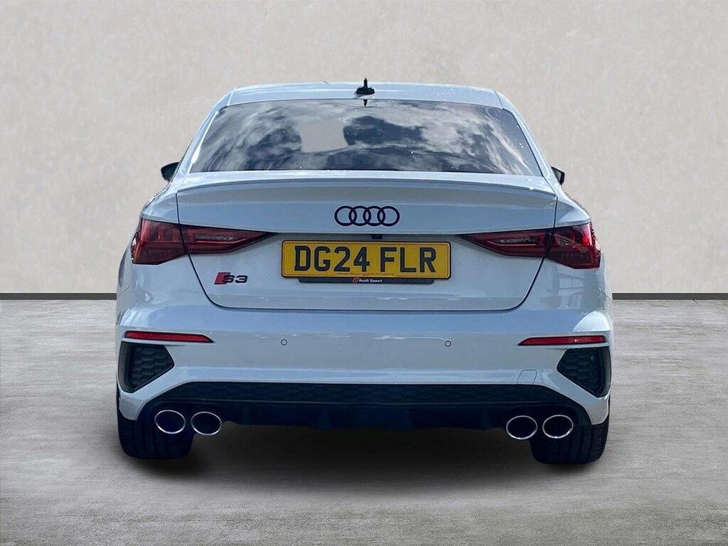 Audi A3 2.0 Tfsi Black Edition Saloon S Tronic DG24FLR White #4