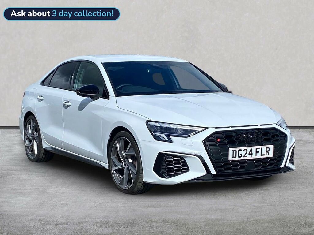 Audi A3 2.0 Tfsi Black Edition Saloon S Tronic White