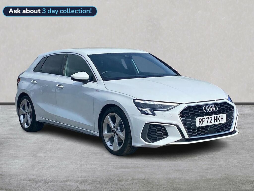 Audi A3 1.5 Tfsi 35 S Line Sportback Eur White