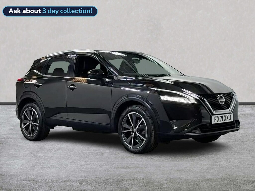 Nissan Qashqai 1.3 Dig-t Mhev Tekna Suv Hybrid Xtron E Black