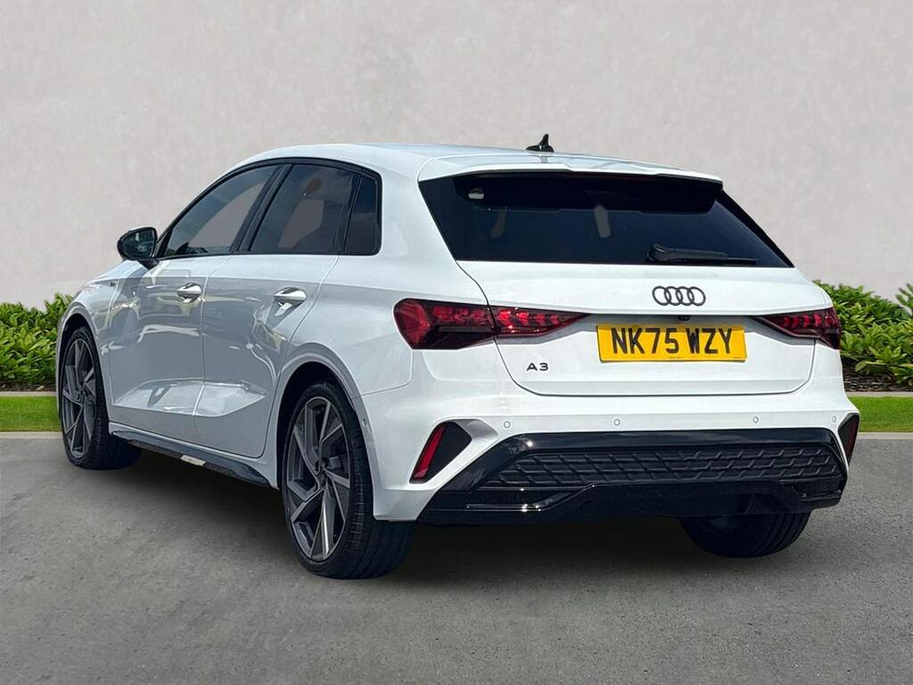 Audi A3 1.5 Tfsi 150 Black Ed S Tronic Tech Pack NK75WZY White #2