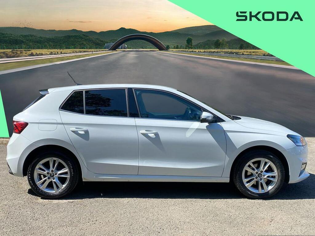 Skoda Fabia 1.0 Tsi Se L Edition Hatchback Dsg Euro DG75EFP White #3